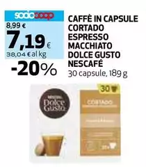 Nescafé - Caffè In Capsule Cortado Espresso Macchiato Dolce Gusto