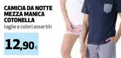 Cotonella - Camicia Da Notte Mezza Manica