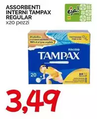 Tampax - Assorbenti Interni Regular Tampax - Assorbenti Interni Regular