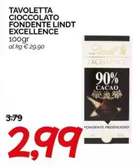 Lindt - Tavoletta Cioccolato Fondente Excellence Lindt - Tavoletta Cioccolato Fondente Excellence