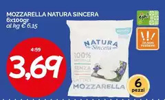 Idea natura - Mozzarella Sincera Idea natura - Mozzarella Sincera