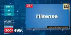 Hisense - 75-inch Atornillador W Hisense - 75-inch Atornillador W