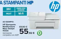 HP - Stampante Multifunzione Mod. Deskjet 4222 HP - Stampante Multifunzione Mod. Deskjet 4222