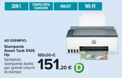 HP - Stampante Smart Tank 5105 HP - Stampante Smart Tank 5105