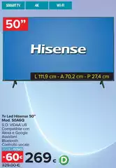 Hisense - Tv Led 50A60 Hisense - Tv Led 50A60
