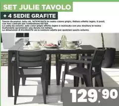 Set Julie Tavolo