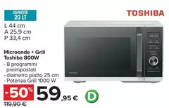 Toshiba - Microonde + Grill 80W Toshiba - Microonde + Grill 80W