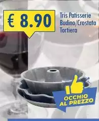 Tris Patisserie Budino/Crostata Tortiera Tris Patisserie Budino/Crostata Tortiera