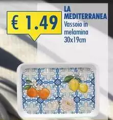 La perla del mediterraneo - Vassoio In Melamina La perla del mediterraneo - Vassoio In Melamina