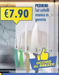 Pedrini - Set Coltelli Manico In Gomma Pedrini - Set Coltelli Manico In Gomma