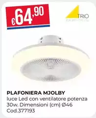 Plafoniera Mjolby Plafoniera Mjolby