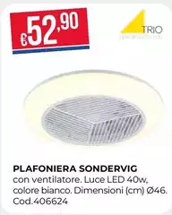 Plafoniera Sondervig Plafoniera Sondervig