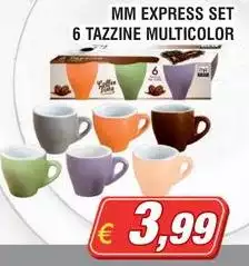 Maury's - Express Set 6 Tazzine Multicolor Maury's - Express Set 6 Tazzine Multicolor