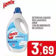 Ionix - Detersivo Liquido Per Lavatrice Con Bicarbonato