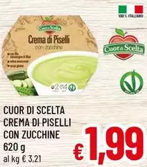 Cuor Di Scelta - Crema Di Piselli Con Zucchine