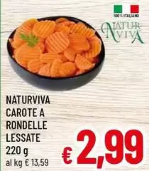Naturviva - Carote A Rondelle Lessate
