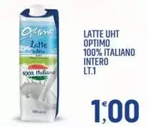 Optimo - Latte Uht 100 % Italiano Intero Optimo - Latte Uht 100 % Italiano Intero