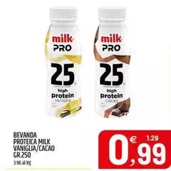 Milk - Bevanda Proteica Vaniglia Milk - Bevanda Proteica Vaniglia