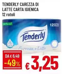 Tenderly - Carezza Di Latte Carta Igienica Tenderly - Carezza Di Latte Carta Igienica