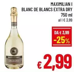 Maximilian I - Blanc De Blancs Extra Dry