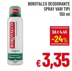 Borotalco - Deodorante Spray