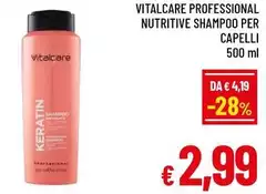 Vitalcare - Professional Nutritive Shampoo Per Capelli