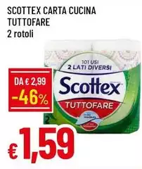 Scottex - Carta Cucina Tuttofare Scottex - Carta Cucina Tuttofare