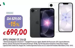 Apple - Iphone 17E 256 GB Titanio Nero Apple - Iphone 17E 256 GB Titanio Nero