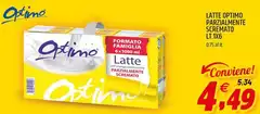 Optimo - Latte Parzialmente Scremato Optimo - Latte Parzialmente Scremato
