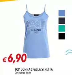 Basile - Top Donna Spalla Stretta Basile - Top Donna Spalla Stretta