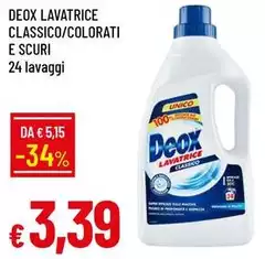 Deox - Lavatrice Classico/Colorati E Scuri Deox - Lavatrice Classico/Colorati E Scuri