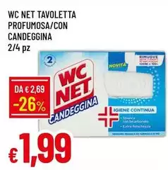 Wc net - Tavoletta Profumosa/Con Candeggina Wc net - Tavoletta Profumosa/Con Candeggina