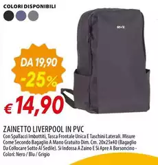 Zainetto Liverpool In Pvc Zainetto Liverpool In Pvc