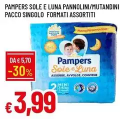 Pampers - Sole E Luna Pannolini/Mutandini Pacco Singolo Pampers - Sole E Luna Pannolini/Mutandini Pacco Singolo