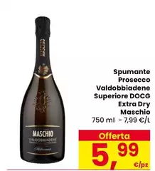 Maschio - Spumante Prosecco Valdobbiadene Superiore DOCG Extra Dry