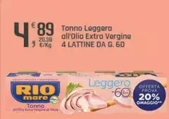 Rio Mare - Tonno Leggero All'Olio Extra Vergine