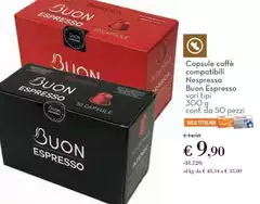 Espresso - Capsule Caffè Compatibili Nespresso Buon Espresso - Capsule Caffè Compatibili Nespresso Buon