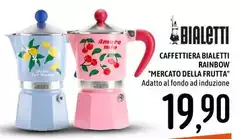 Bialetti - Caffettiera Rainbow "mercato Della Frutta" Bialetti - Caffettiera Rainbow "mercato Della Frutta"