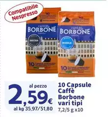 Caffe Borbone - 10 Capsule 