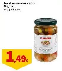 Sigma - Insalariso Senza Olio