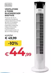 Black & Decker - Ventilatore A Torre BXEFT47E Black & Decker - Ventilatore A Torre BXEFT47E