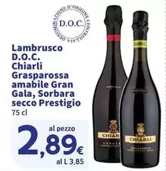 Chiarli - Lambrusco D.O.C. Grasparossa Amabile Gran Gala Chiarli - Lambrusco D.O.C. Grasparossa Amabile Gran Gala