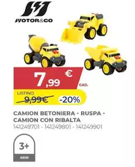 Motor&Co - Camion Butoniera-Ruspa-Camion Con Ribalta Motor&Co - Camion Butoniera-Ruspa-Camion Con Ribalta