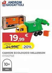 Androni Giocattoli - Camion Ecologico Millenium Androni Giocattoli - Camion Ecologico Millenium
