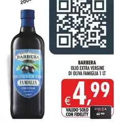 Barbera - Olio Extra Vergine Di Oliva Famiglia Barbera - Olio Extra Vergine Di Oliva Famiglia