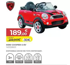 Sun & Sport - Mini Cooper S 6V Sun & Sport - Mini Cooper S 6V