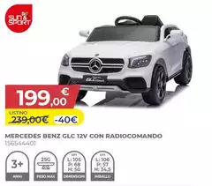 Sun & Sport - Mercedes Benz GLC 12v Con Radiocomando Sun & Sport - Mercedes Benz GLC 12v Con Radiocomando
