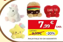 Palm Pals 10 Cm Assortiti Palm Pals 10 Cm Assortiti