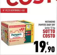Pampers - Mutandino Baby Dry Pampers - Mutandino Baby Dry