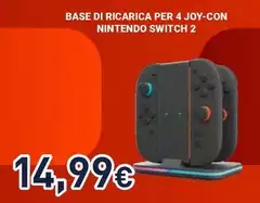 Nacon - Base Di Ricarica Per 4 Joy-Con Nintendo Switch 2 Nacon - Base Di Ricarica Per 4 Joy-Con Nintendo Switch 2